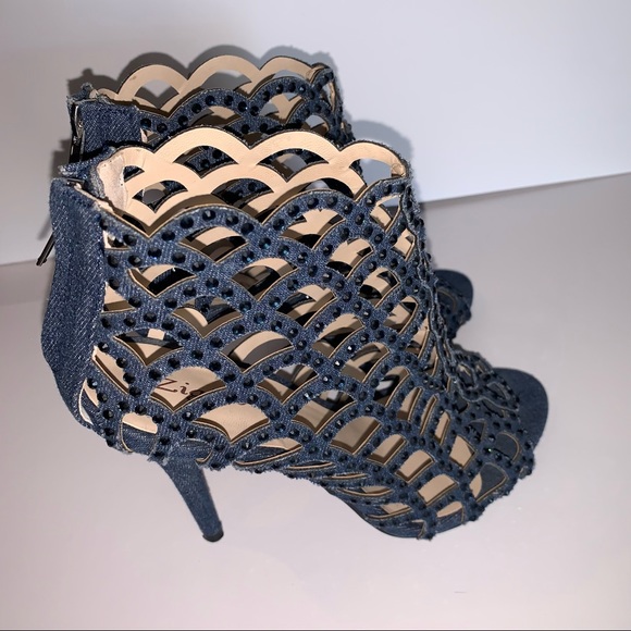 Zigisoho open toe heeled sandals size 7 - Picture 4 of 7